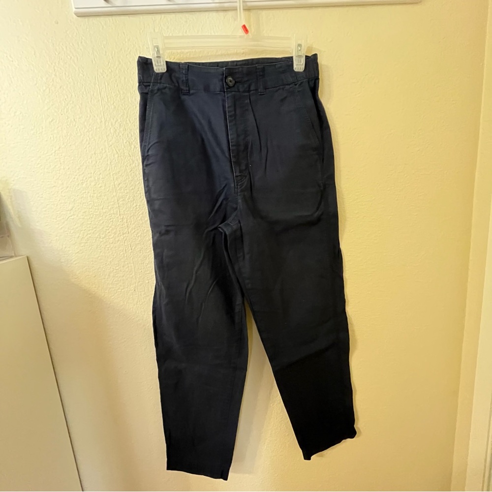 Uniqlo Women's Straight Leg Pants - Navy